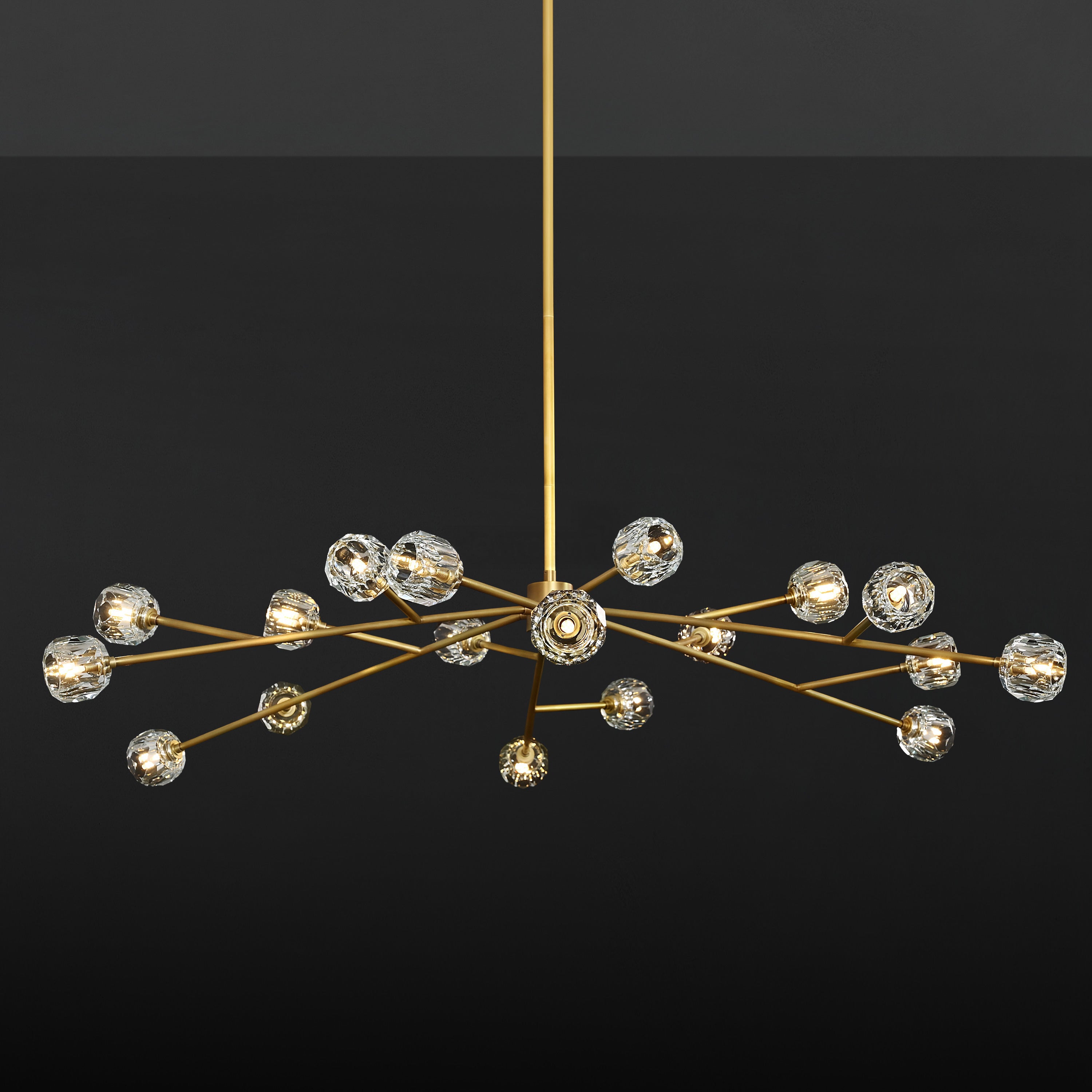 72 Inch Crystal Sputnik Sphere Chandelier – Boule