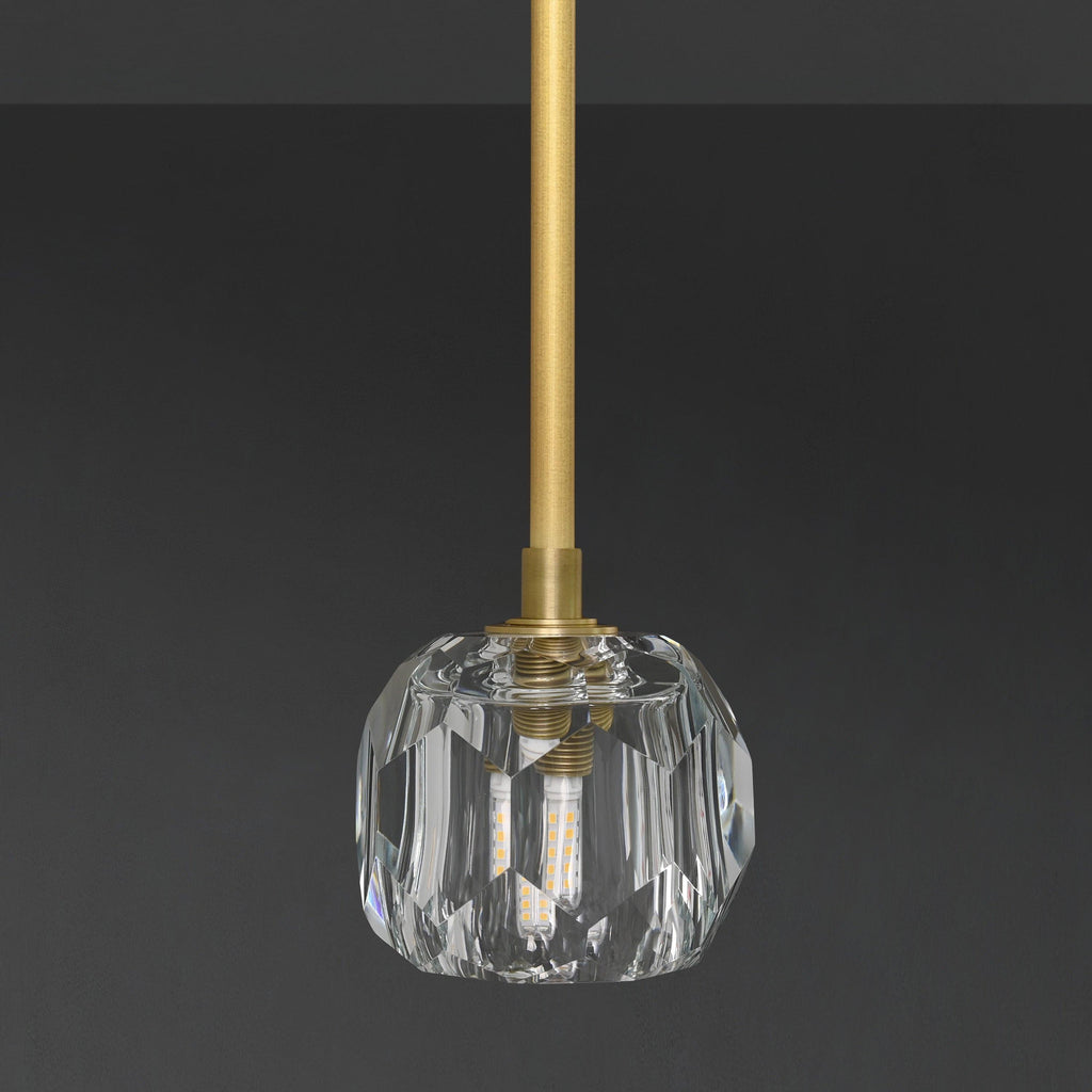 5 Inch Globe Crystal Rod Pendant Light – Boule