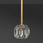 5 Inch Globe Crystal Rod Pendant Light – Boule