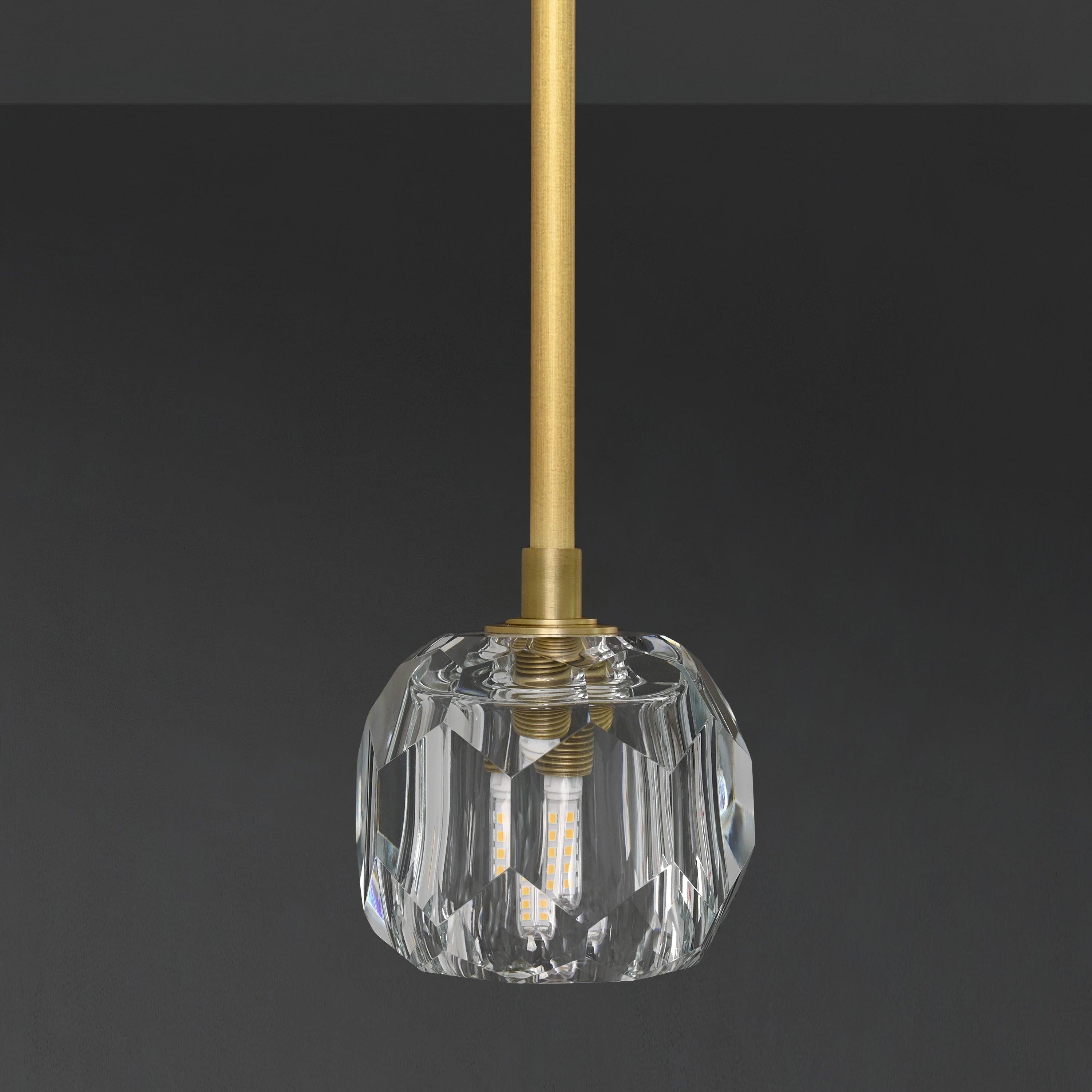 5 Inch Globe Crystal Rod Pendant Light – Boule