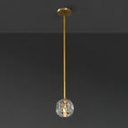 5 Inch Globe Crystal Rod Pendant Light – Boule