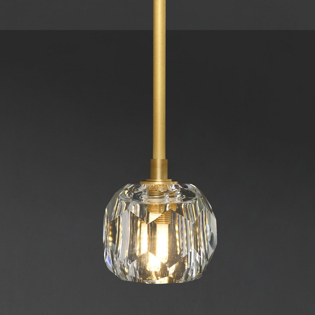 5 Inch Globe Crystal Rod Pendant Light – Boule