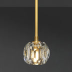 5 Inch Globe Crystal Rod Pendant Light – Boule