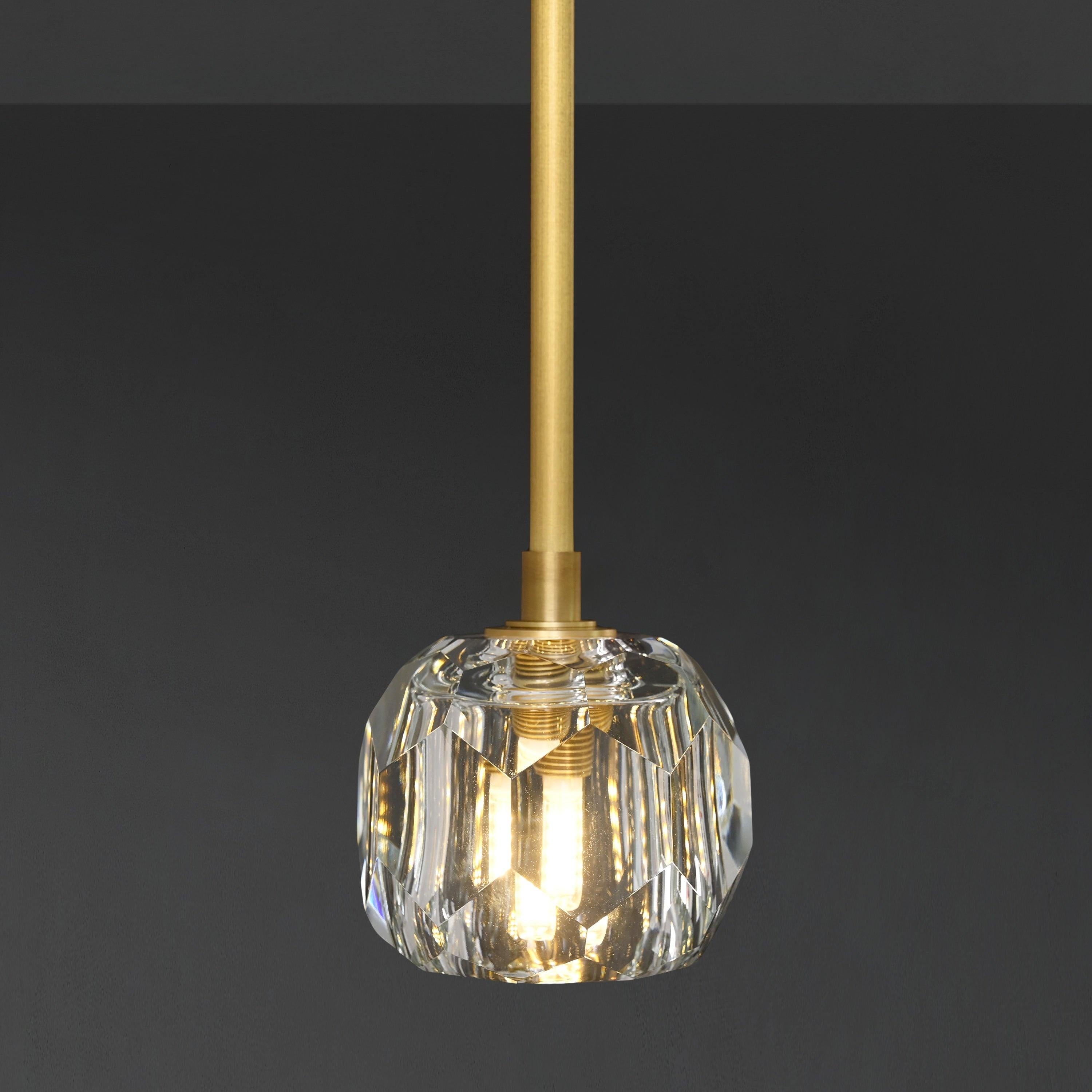 5 Inch Globe Crystal Rod Pendant Light – Boule
