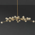 72 Inch Crystal Arm Oval Chandelier – Boule