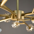 72 Inch Crystal Arm Oval Chandelier – Boule