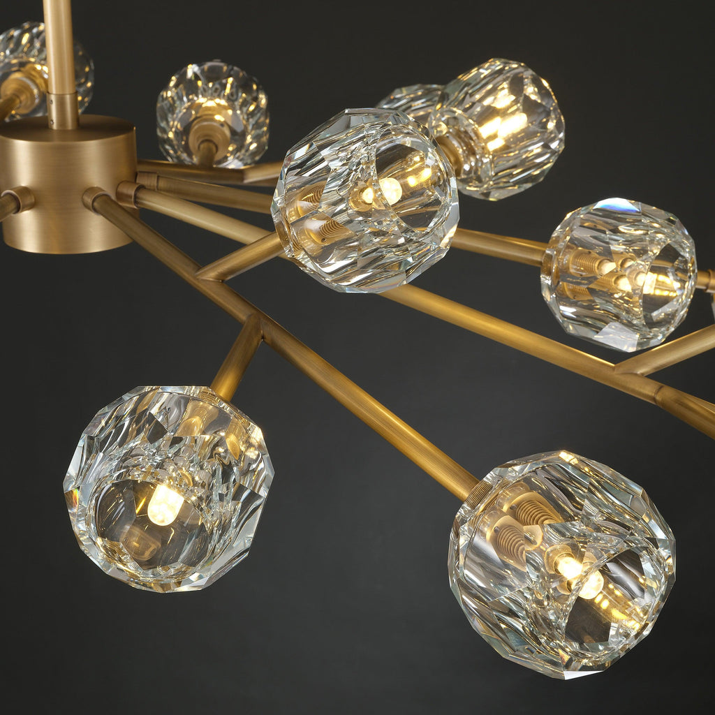 72 Inch Oval Sputnik Globe Crystal Chandelier – Boule