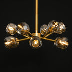24 Inch Smoked Crystal Sputnik Sphere Chandelier – Boule