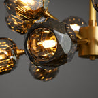 24 Inch Smoked Crystal Sputnik Sphere Chandelier – Boule
