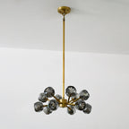 24 Inch Smoked Crystal Sputnik Sphere Chandelier – Boule