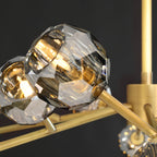 48 Inch Smoked Crystal Sputnik Sphere Chandelier – Boule