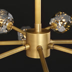 36 Inch Smoked Crystal Sputnik Sphere Chandelier – Boule