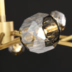60 Inch Smoked Crystal Sputnik Sphere Chandelier – Boule