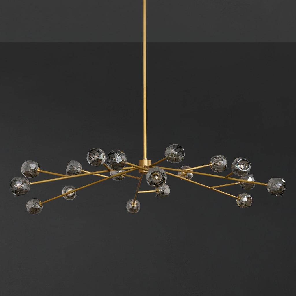 72 Inch Smoked Crystal Sputnik Sphere Chandelier – Boule
