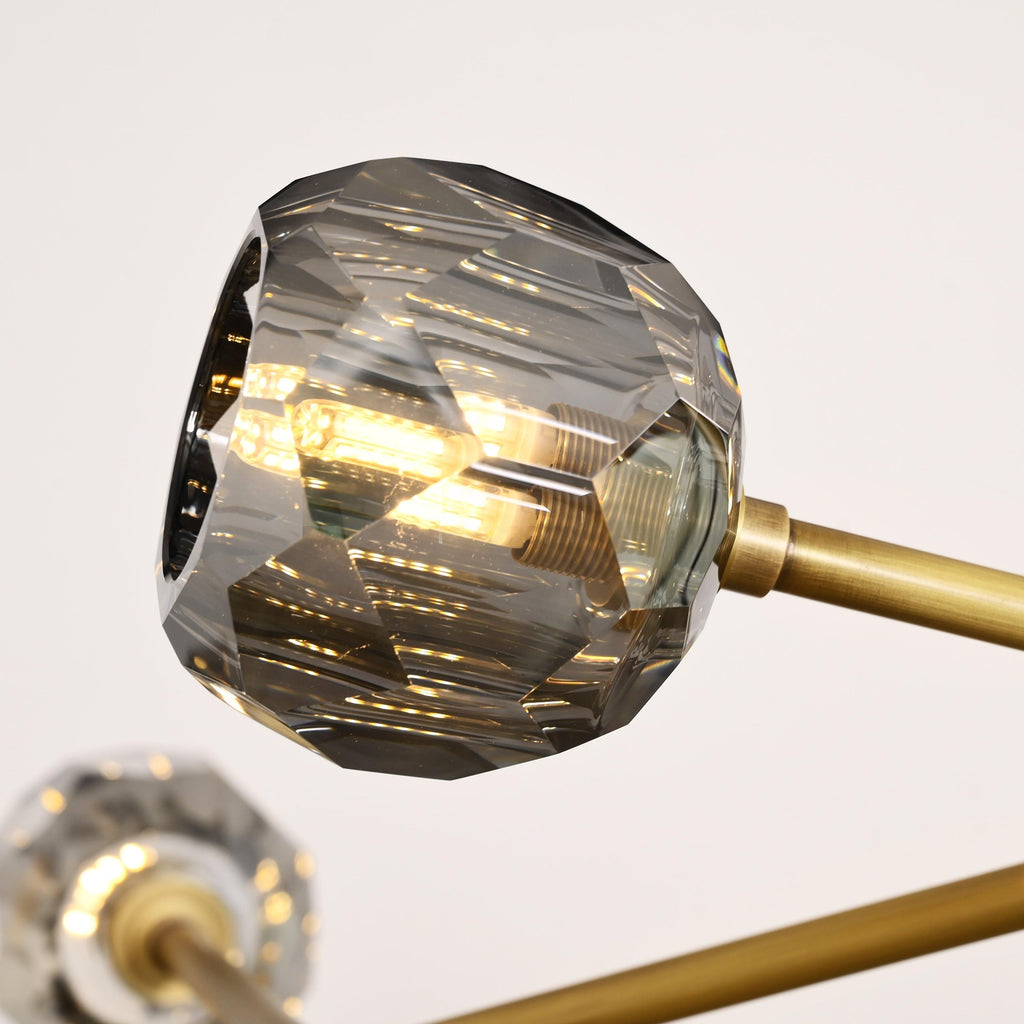 72 Inch Smoked Crystal Sputnik Sphere Chandelier – Boule