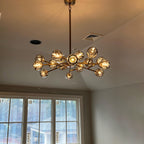 36 Inch Sputnik Globe Smoked Crystal Chandelier – Boule