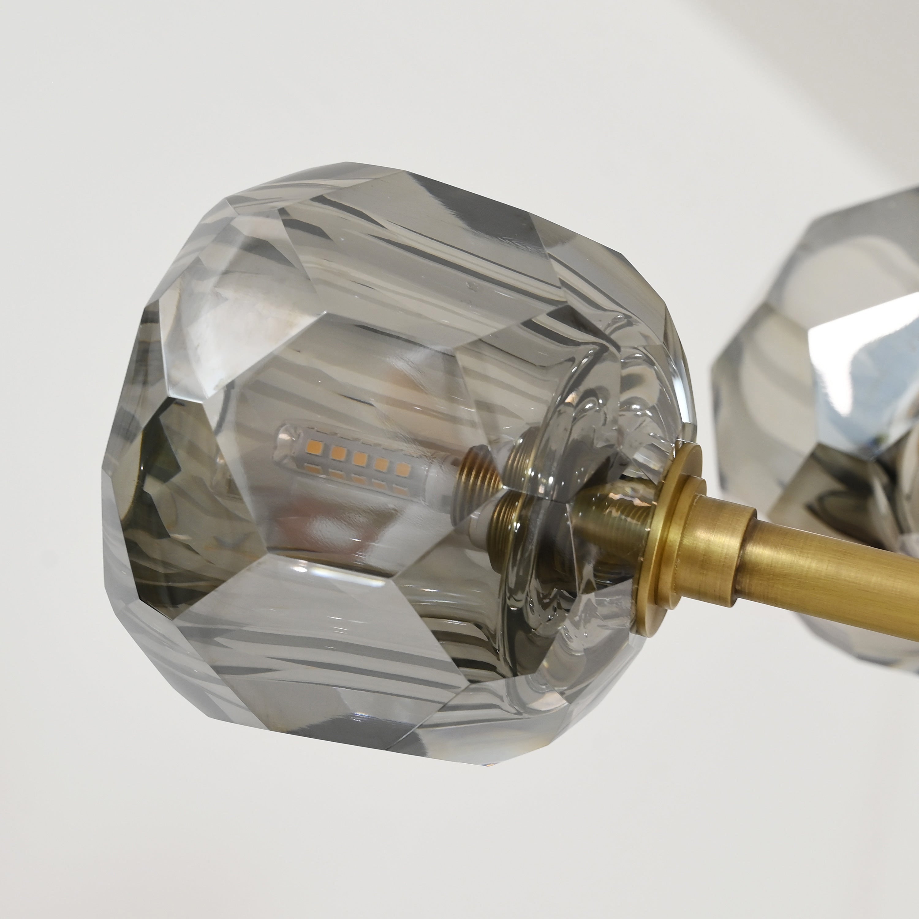 36 Inch Smoked Crystal Sputnik Sphere Chandelier – Boule