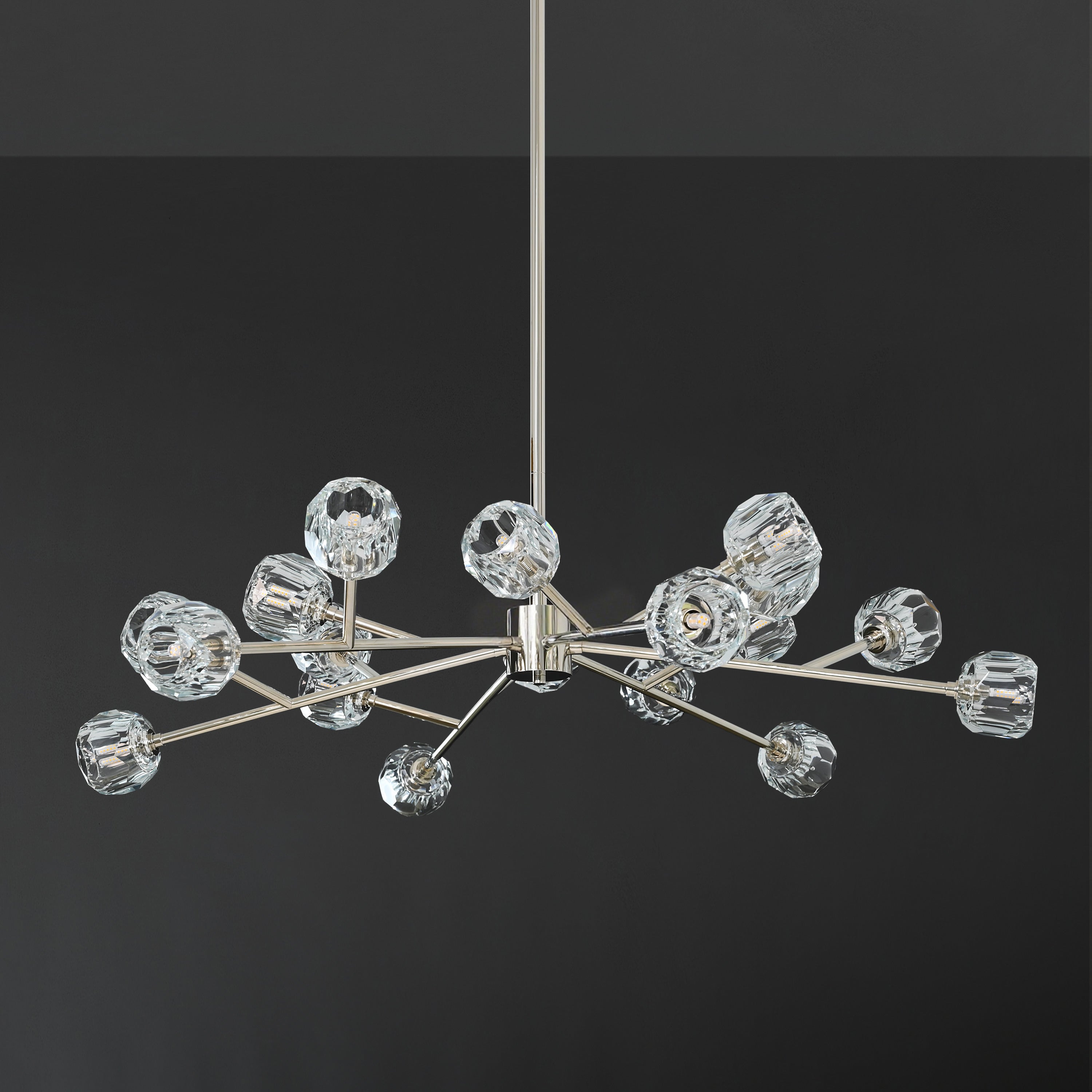 48 Inch Crystal Sputnik Sphere Chandelier – Boule