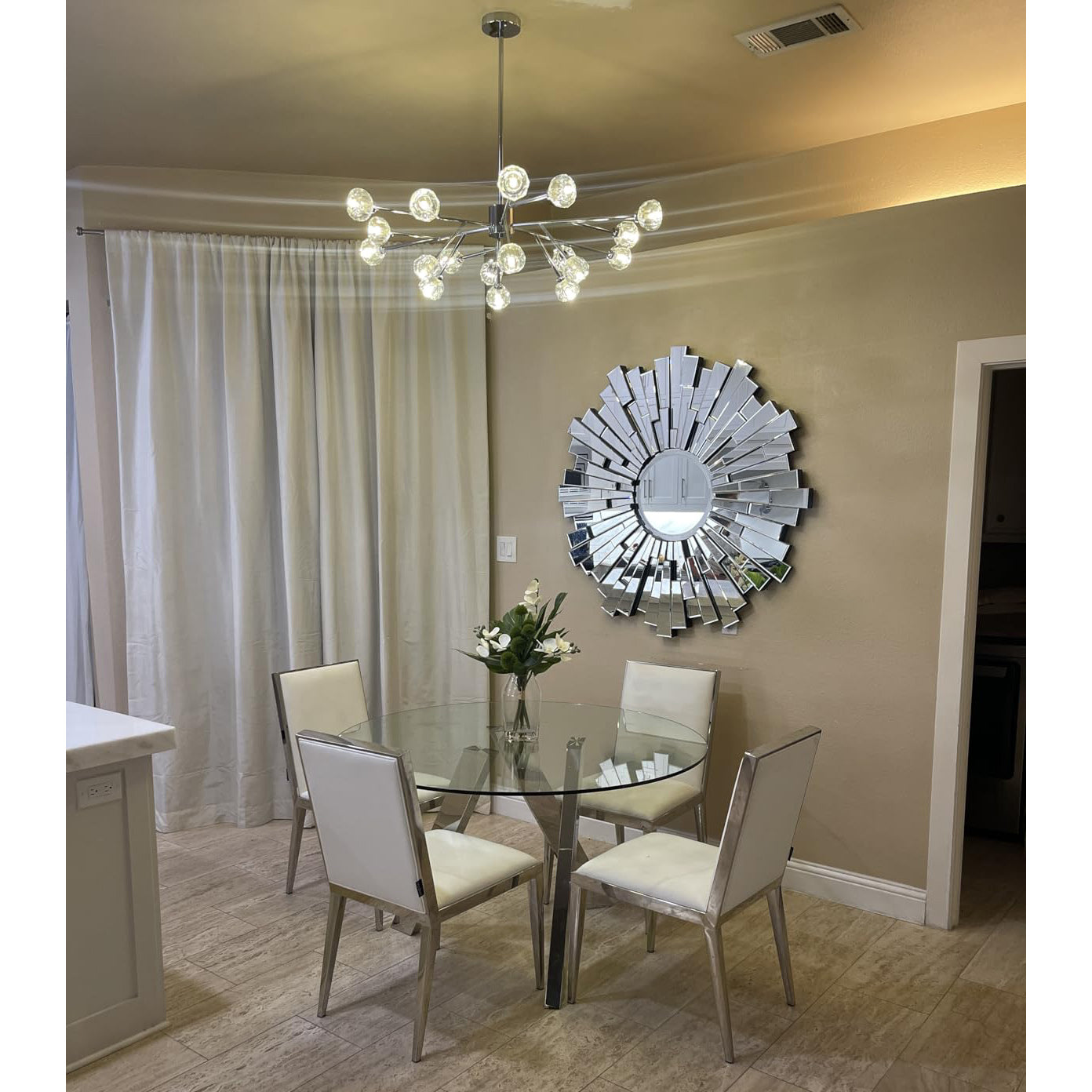 48 Inch Crystal Sputnik Sphere Chandelier – Boule
