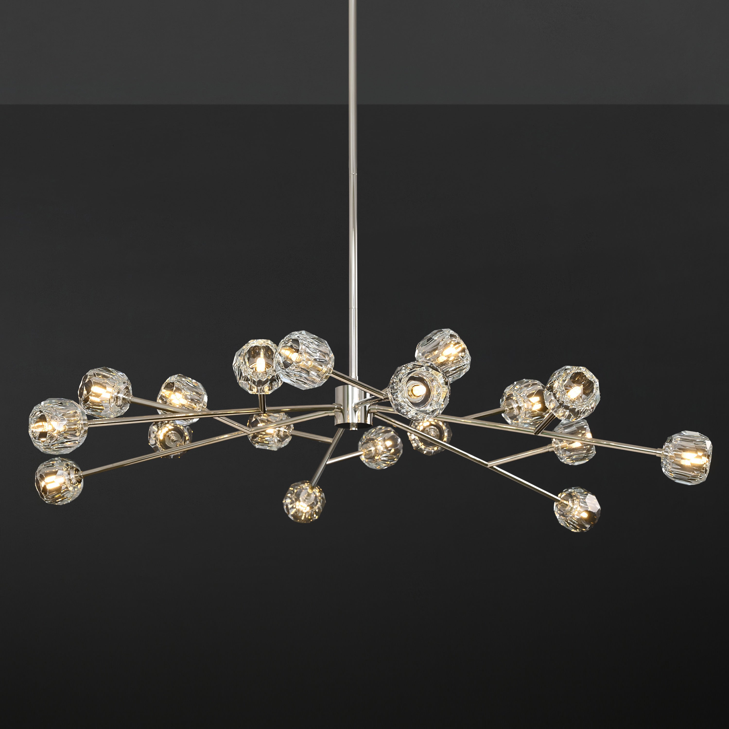 60 Inch Crystal Sputnik Sphere Chandelier – Boule