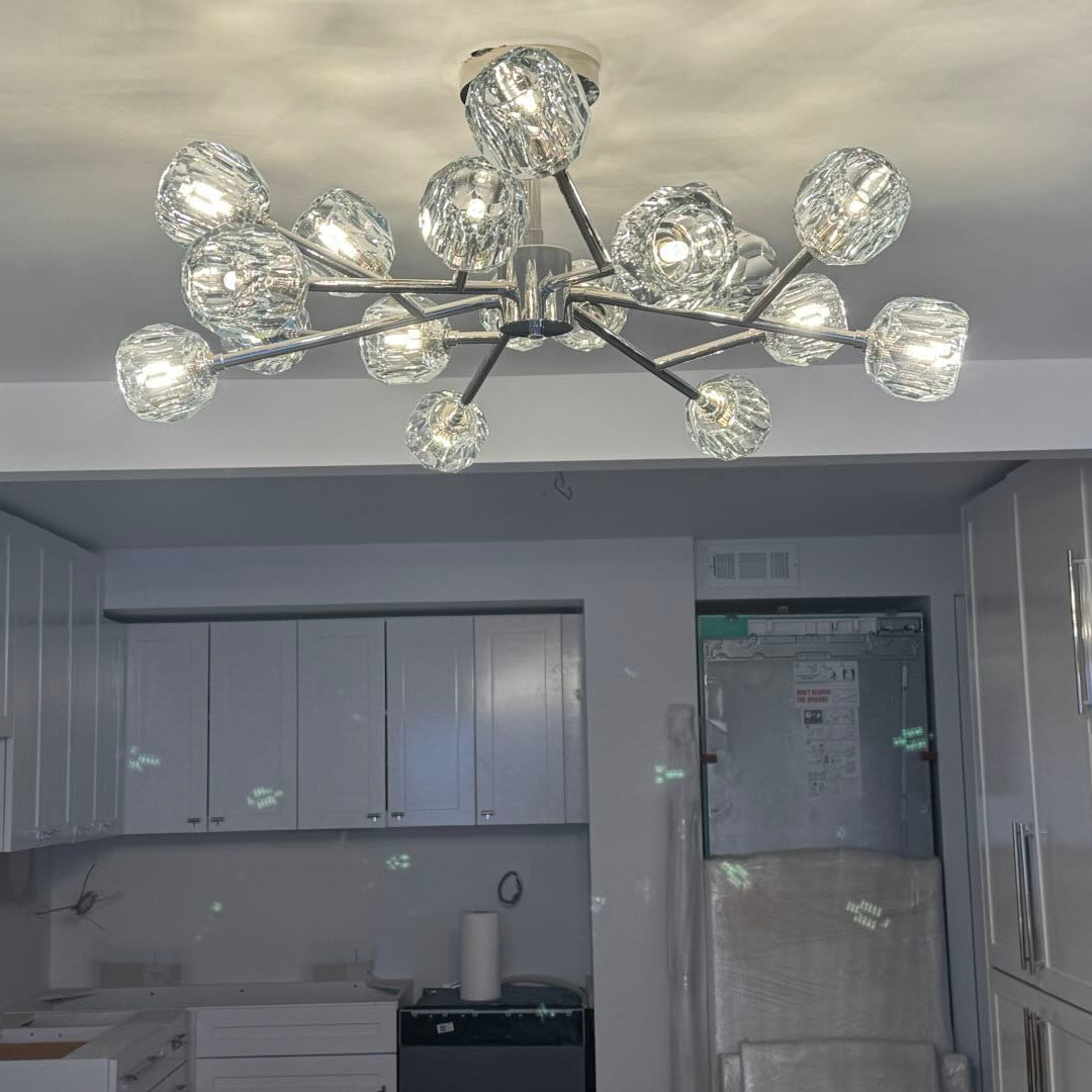 36 Inch Crystal Sputnik Sphere Chandelier – Boule