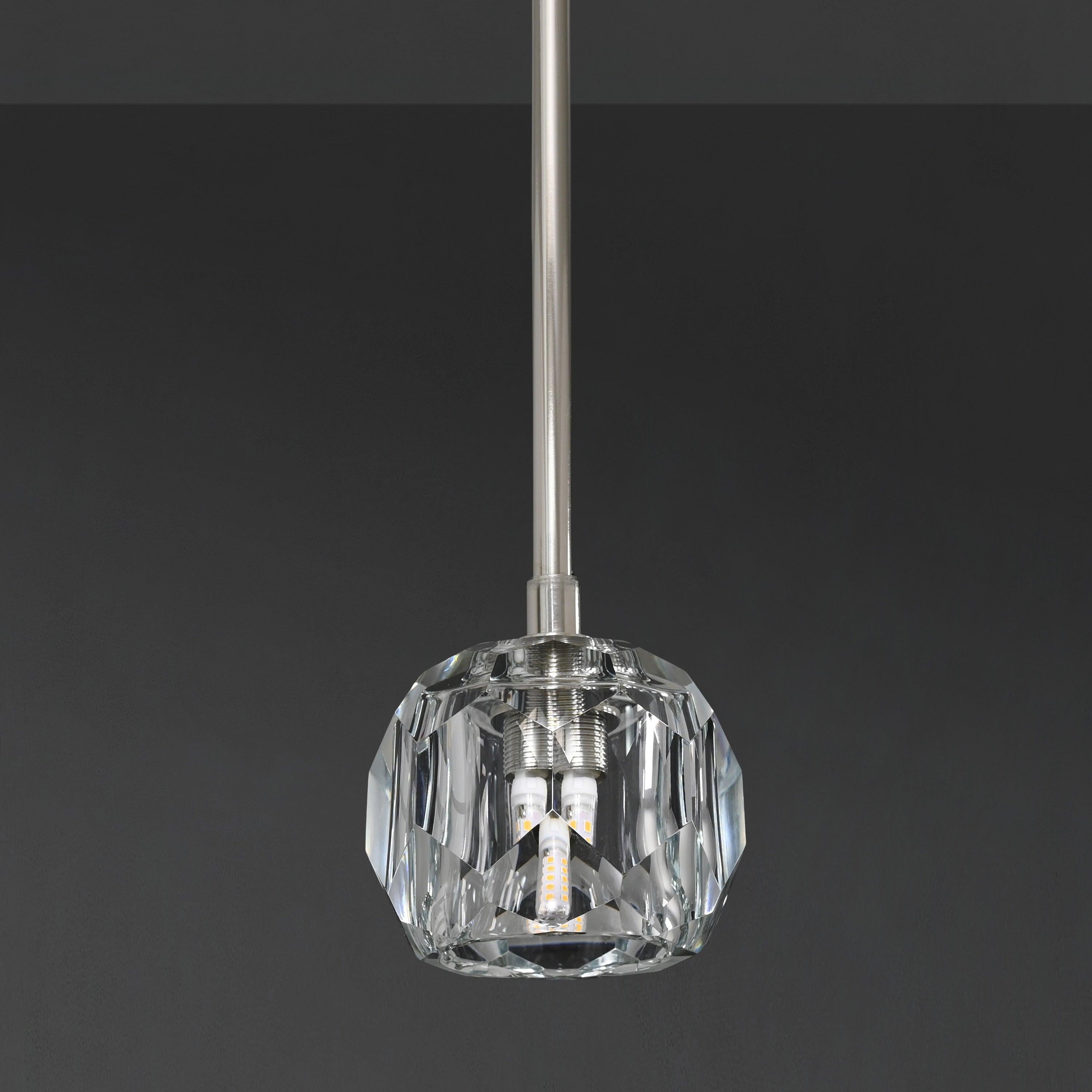5 Inch Globe Crystal Rod Pendant Light – Boule