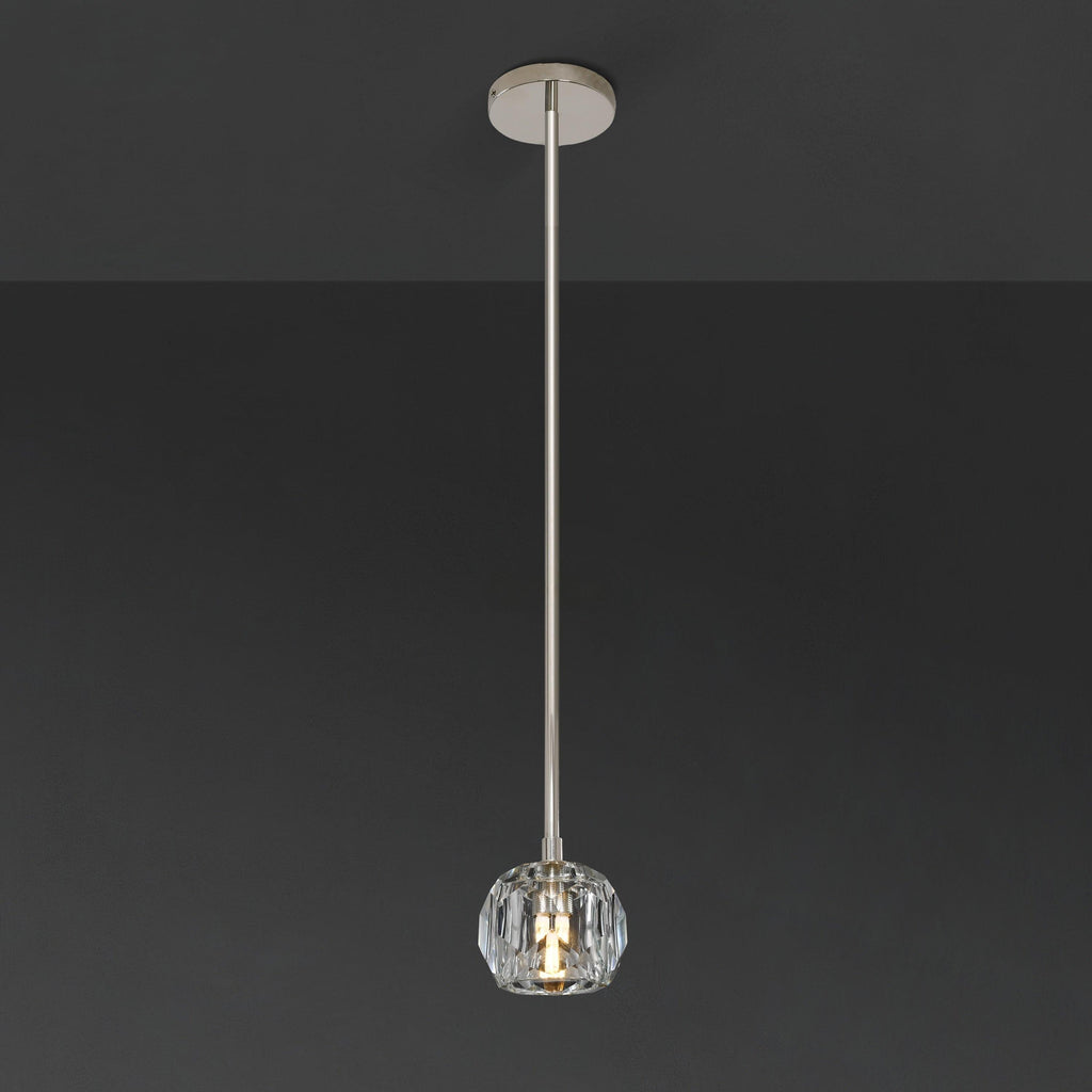 5 Inch Globe Crystal Rod Pendant Light – Boule