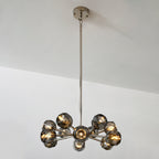 24 Inch Smoked Crystal Sputnik Sphere Chandelier – Boule
