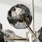 24 Inch Smoked Crystal Sputnik Sphere Chandelier – Boule