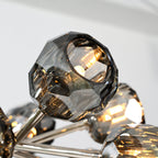 24 Inch Smoked Crystal Sputnik Sphere Chandelier – Boule