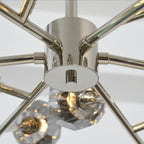 48 Inch Smoked Crystal Sputnik Sphere Chandelier – Boule