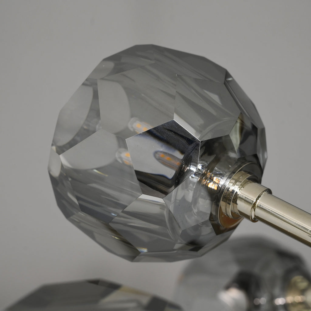 36 Inch Smoked Crystal Sputnik Sphere Chandelier – Boule