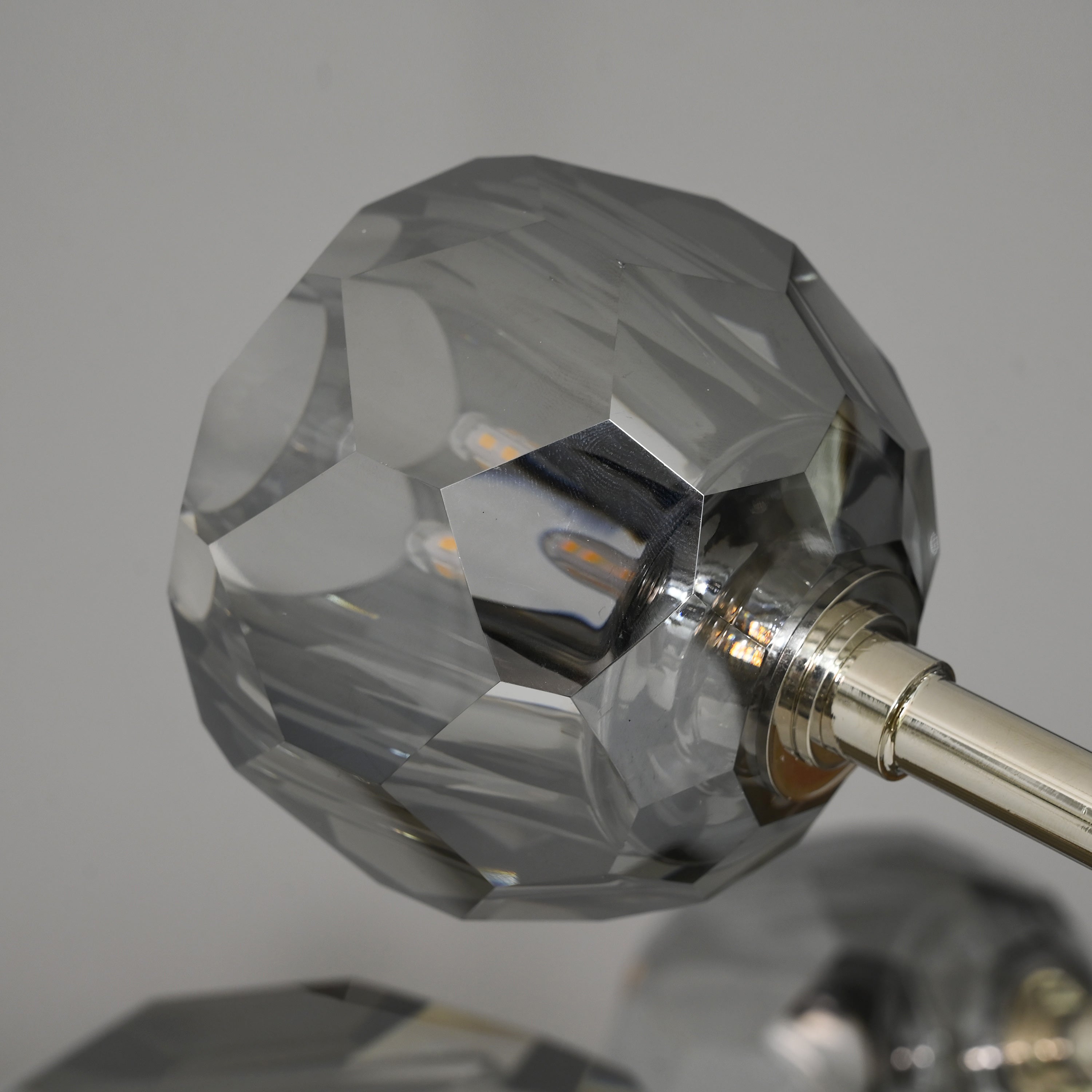36 Inch Smoked Crystal Sputnik Sphere Chandelier – Boule