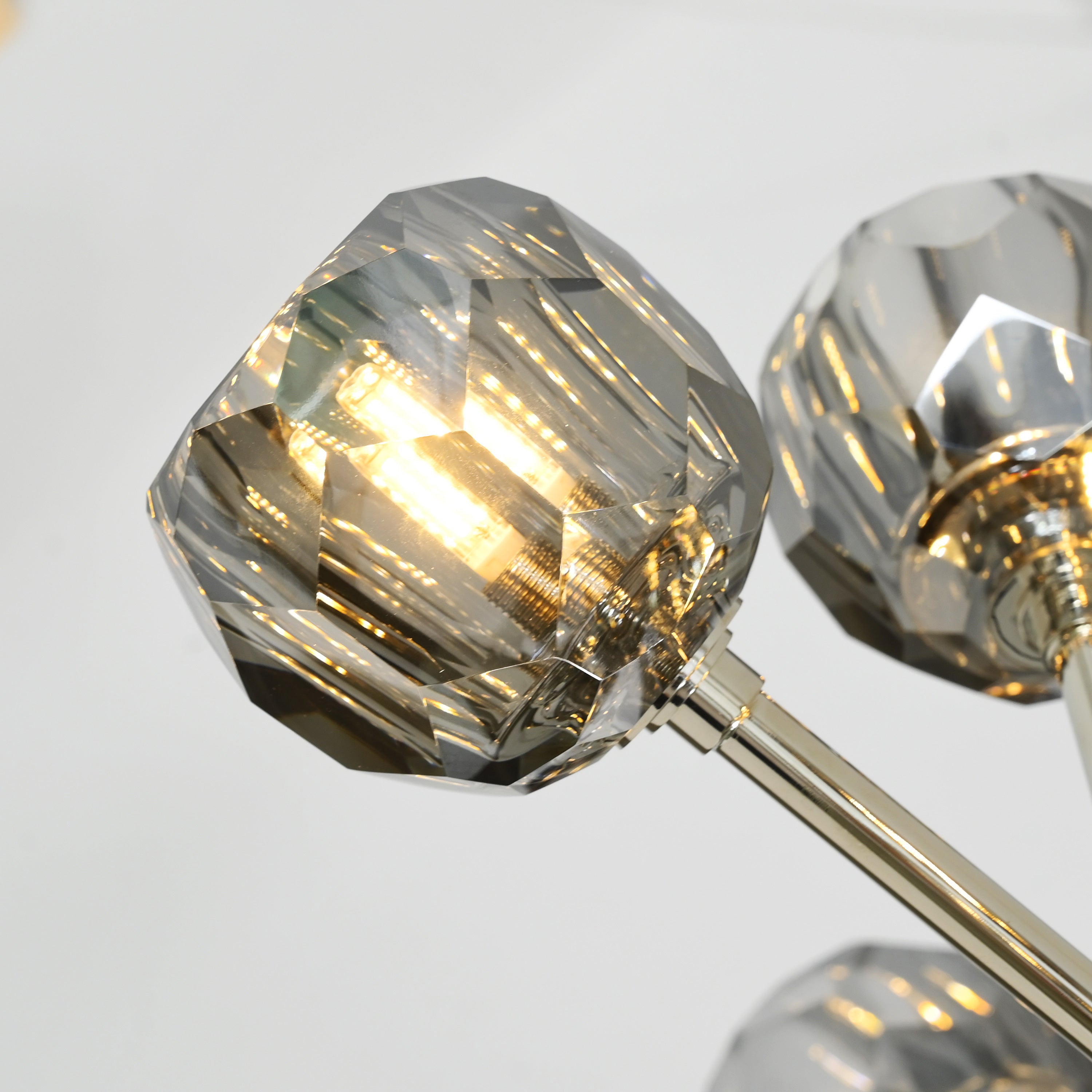 36 Inch Smoked Crystal Sputnik Sphere Chandelier – Boule