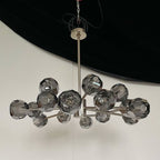 36 Inch Smoked Crystal Sputnik Sphere Chandelier – Boule