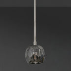 5 Inch Globe Smoked Crystal Rod Pendant Light – Boule