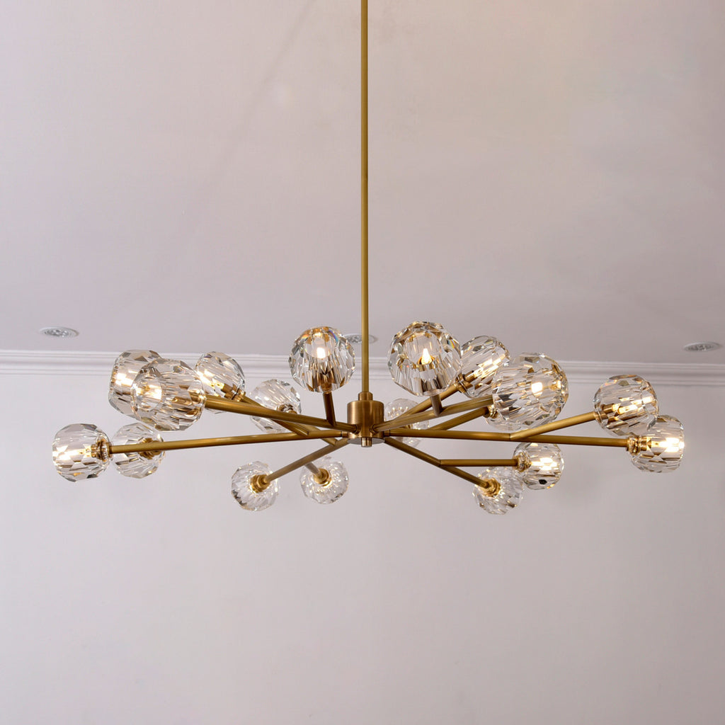 48 Inch Sputnik Globe Crystal Chandelier – Boule