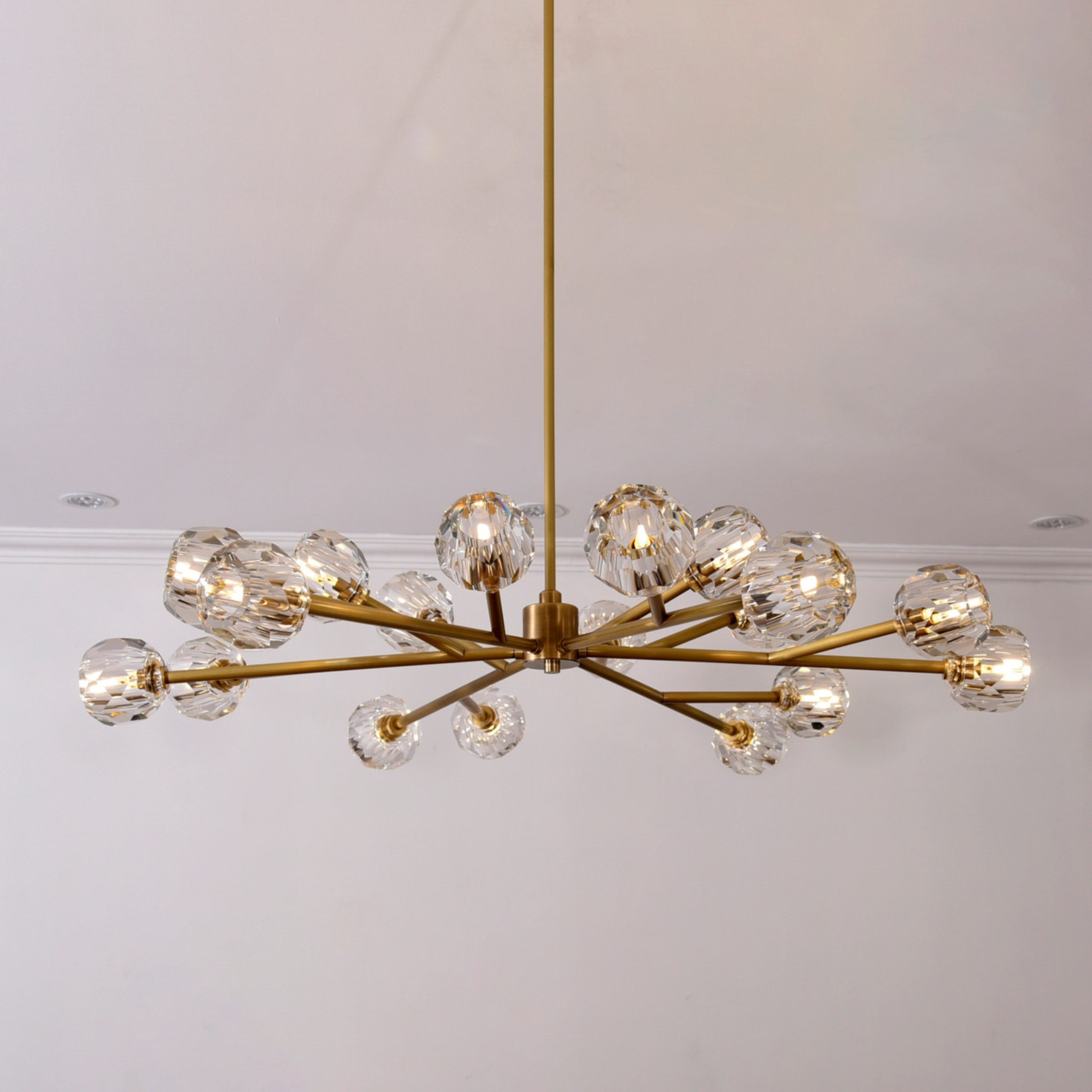 48 Inch Sputnik Globe Crystal Chandelier – Boule