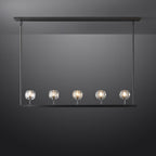48 Inch Linear Crystal Globe Chandelier – Boule