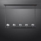 48 Inch Linear Crystal Globe Chandelier – Boule