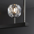 48 Inch Linear Crystal Globe Chandelier – Boule