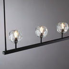 60 Inch Linear Crystal Globe Chandelier – Boule