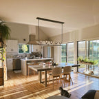 48 Inch Globe Smoked Crystal Linear Chandelier – Boule