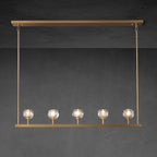 48 Inch Linear Crystal Globe Chandelier – Boule