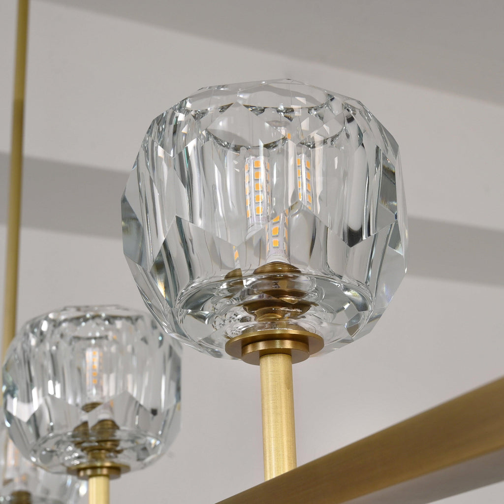 48 Inch Globe Crystal Linear Chandelier – Boule