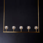 48 Inch Crystal Globe Linear Chandelier – Boule