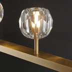 60 Inch Linear Crystal Globe Chandelier – Boule