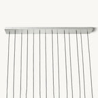 48 Inch Crystal Cluster Linear Chandelier – Boule