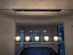 48 Inch Linear Crystal Globe Chandelier – Boule