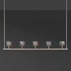 48 Inch Globe Smoked Crystal Linear Chandelier – Boule